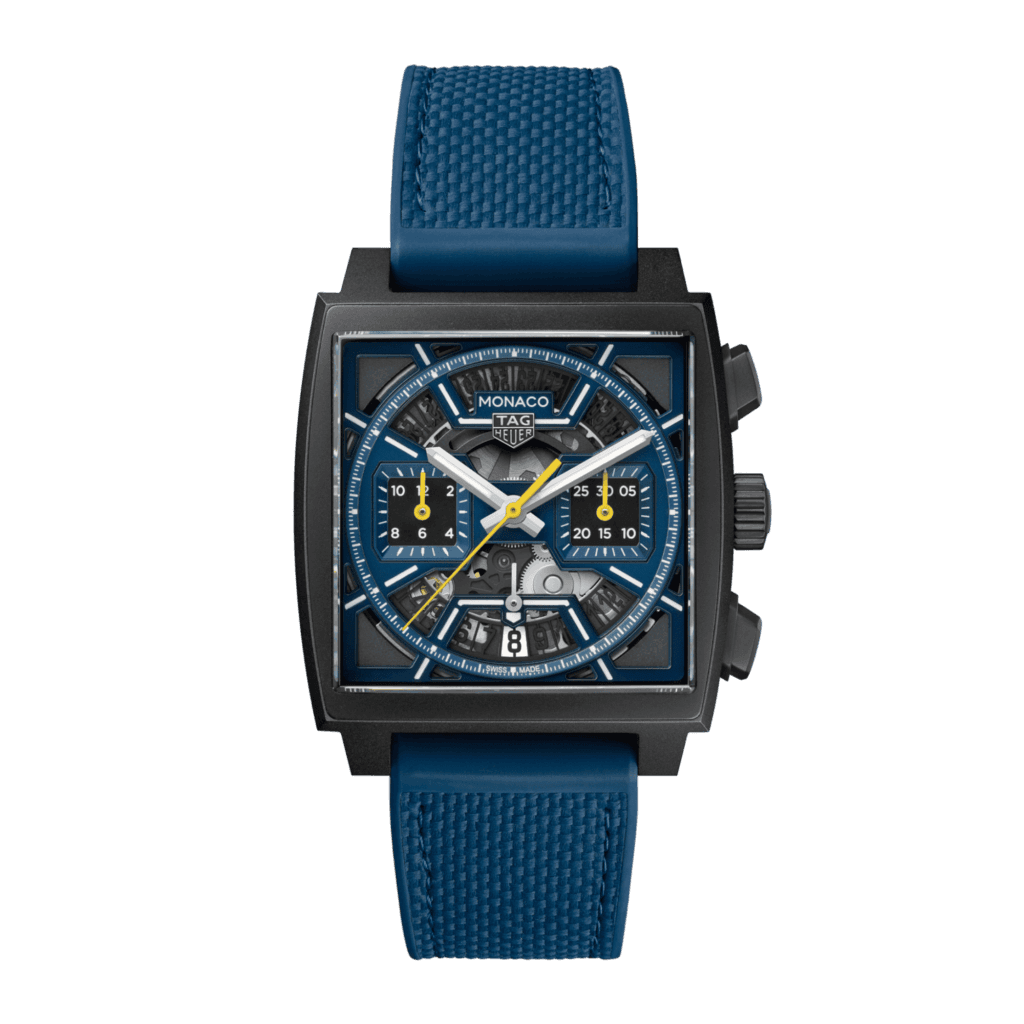 TAG Heuer Monaco Chronograph Skeleton Dark Blue 39mm